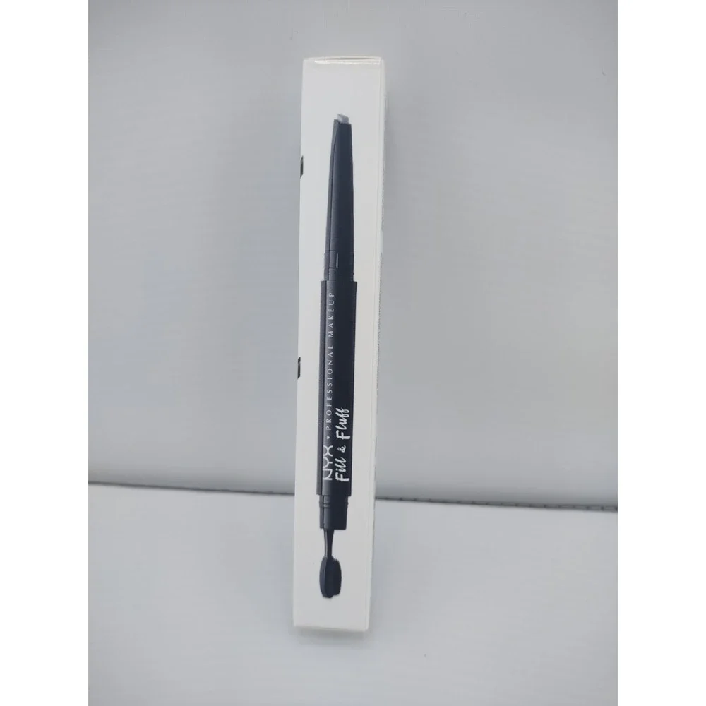 NYX PROFESSIONAL MAKEUP Fill Fluff Eyebrow Pomade Dual-End Brush‎ & Pencil Clear